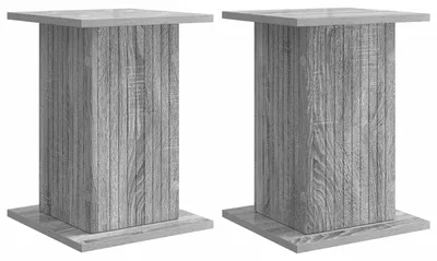 Immagine prodotto di vidaXL Porta piante, 2 pezzi, Grigio Sonoma, 30,5 x 30 x 43 cm