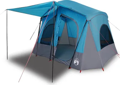 Produktbild von vidaXL Campingzelt 5 Personen Blau Wasserdicht