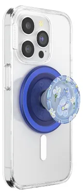 Produktbild von PopSockets runder Telefongriff kompatibel mit MagSafe, Adapterring im Lieferumfa