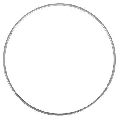 Immagine prodotto di Anello in metallo argentato ø 15 cm