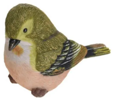 Produktbild von Dekoration Garten Statue Vogel - Grunfink - Polystone - 12 cm
