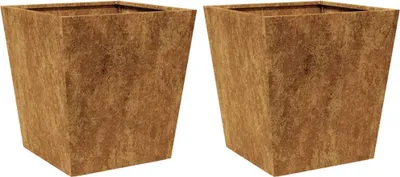 Produktbild von vidaXL Pflanzkübel 2 Stk. 40x40x40 cm Wetterfester Stahl