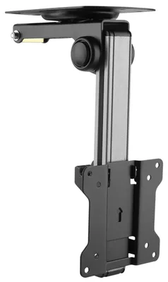 Immagine prodotto di Supporto a soffitto girevole per TV RICOO, adatto per schermi da 13-32 pollici, montaggio a soffitto inclinabile, supporto a parete per tetti inclinati, modello D0111. Supporto TV a soffitto, ideale per schermi piatti, Smart, OLED e curvi, compatibile con standard VESA 100x100