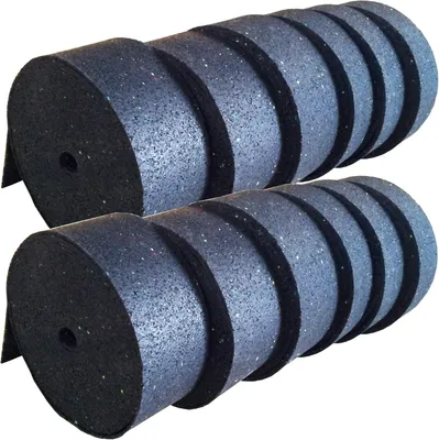 Produktbild von Gummigranulatstreifen mit einer Stärke von 8 mm für Terrassenpads und Stelzlager