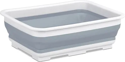 Produktbild von relaxdays Skládací koš na kempování 7 L