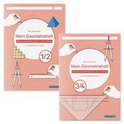 Image de Mein Geometrieheft 1/2 und 3/4 im Set