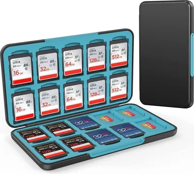 Obrázok produktu pre HEIYING puzdro na pamäťové karty SD a Micro SD čierne