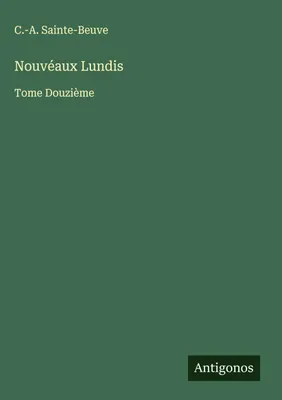 Produktbild von Nouvéaux Lundis