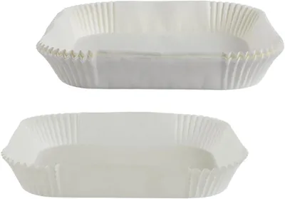 Produktbild von METALTEX 257727000 Airfryer Backpapier/Papiereinsatz 20 x 20 cm, quadratisch, 54 Stück, für Heißluftfritteuse, Ofen und Mikrowelle geeignet