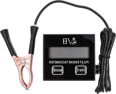 Productafbeelding van Digitale Snelheidsmeter - Inductieve Toerenteller - Motor Onderhoud - Verwisselbare Accu - 6 x 5 x 3 cm - Zwart