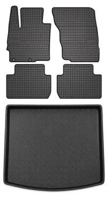 Obrázek produktu pro Gumové autokoberce SolidPRO + vana kufru pro: Mitsubishi Eclipse Cross 2021- SUV 5 ks