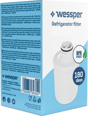 Immagine prodotto di Filtro acqua Wessper per frigorifero Hotpoint, Ariston sostitutivo di C00300448
