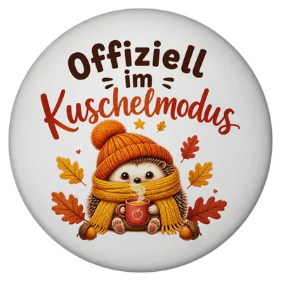 Produktbild von Magnet mit Flaschenöffner Kuschelmodus - Herbstigel Dekomagnet Mit Spruch:
