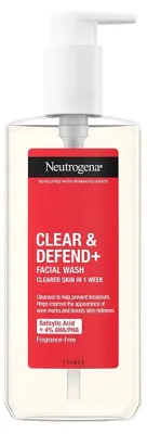Produktbild von Neutrogena Clear & Defend+ Reinigungsgel Facial Wash 200 ml