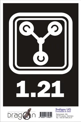 Produktbild von Aufkleber / Autoaufkleber - JDM / Die cut / Auto / OEM - Flux 1.21 - 160x120 mm gelb - Heckscheibe / Heckscheibenaufkleber