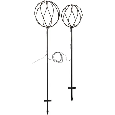 Produktbild von LED-Dekoration 'Sphere', 2er Set, 96 ww LED