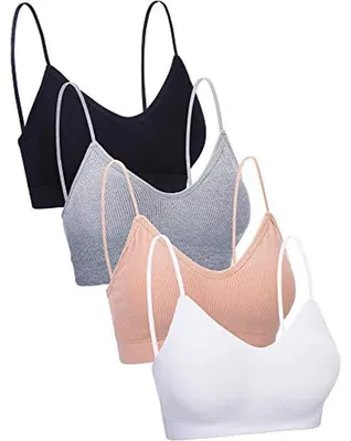 Produktbild von Set von 4 Drahtlosen Bandeau BHs für Damen