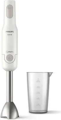 Image de Mixeur Plongeant PHILIPS ProMix Daily Série 3000, 650W, Blanc, avec bol