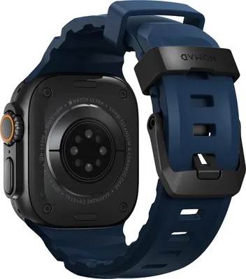 Immagine prodotto di Nomad Rocky Point Band Apple Watch 42 mm / 44 mm / 45 mm / 49 mm Connettore Atlantico Nero