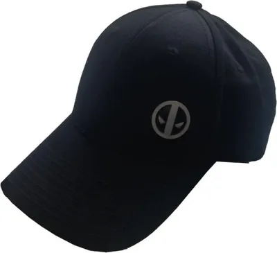 Produktbild von Deadpool Cap Uni Metal Badge Logo schwarz Standard