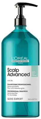 Produktbild von L'Oréal Professionnel Serie Expert Scalp Advanced AHA 4% + Carbonic Acid Shampoo 1500 ml