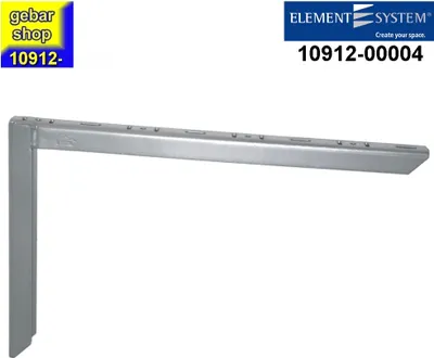 Produktbild von ELEMENT Konsolen 40x25cm weißalu 80 kg WORK basic, Heavy
