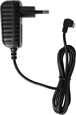 Produktbild von vhbw Micro-USB Ladegerät 1,0 A / 5V kompatibel mit Jabra Evolve 80, Evolve 40, GO 64XX, GN 1000 Smartphone, Tablet, MP3-Player, usw., gewinkelt Schwarz
