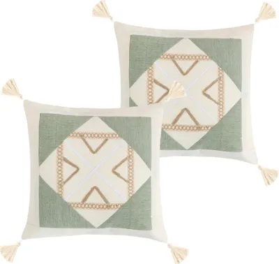 Produktbild von Federkissenbezug SET 2Stück - 40x40 cm - Natur