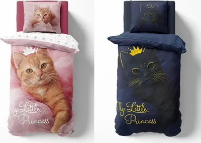 Obrázek produktu pro Detexpol Svítící ve tmě ložní prádlo 140x200 kočka 4232 A bavlna Fluo 09