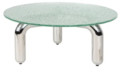 Produktbild von Dutchbone Marly Couchtisch Rund 60 cm Silber/Glas