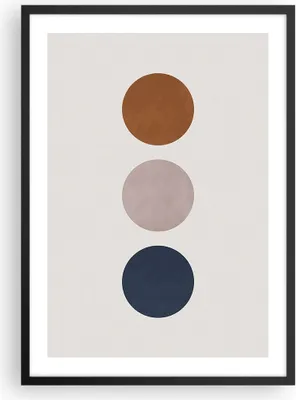 Produktbild von Gerahmtes Poster - Schwarzer Rahmen - Minimalistisch Räder Modern - 50x70 cm - Wand Bild - Wanddeko - Wandbilder - Kunstposter - Wandposter - Bilderrahmen - Bilder - Kunstdruck - P2BPA50x70-4524