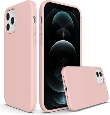 Image de Étui Apple iPhone 12 Pro Max Handy Protection Cover Silikon Case Handyhülle, rose
