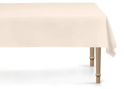 Zdjęcie produktu dla Obrus Syntetyczny Gładki Beżowy 137 x 183 cm