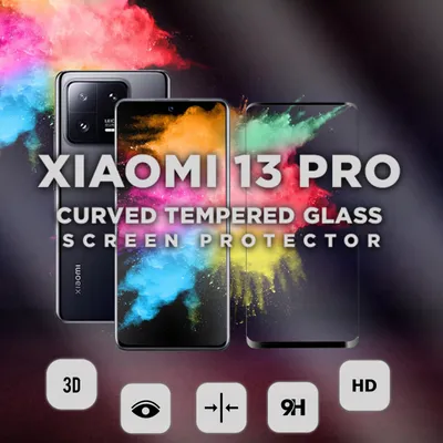 Produktbild von 1-Pack Xiaomi 13 PRO Displayschutzfolie - Gehärtetes Glas 9H - Super Qualität 3D