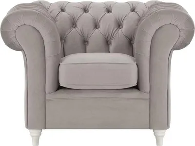 Zdjęcie produktu dla Fotel Chesterfield-Velluto 17-white
