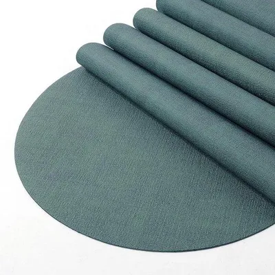 Obrázok produktu pre Sada 6 podtáciek Famanu – okrúhle, protišmykové, tepelne odolné podložky na stôl – priemer 34 cm