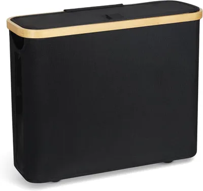 Produktbild von 28L Toilettenpapier Aufbewahrung Korb mit Deckel, Griff, wasserdichter klopapier aufbewahrung, Badezimmer Organizer, Schrankbehälter,für 9-12 Rollen