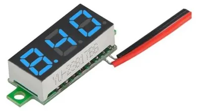 Produktbild von LED Digital Voltmeter Anzeige Spannung 0.28 Zoll Display 2.5V-30V blau