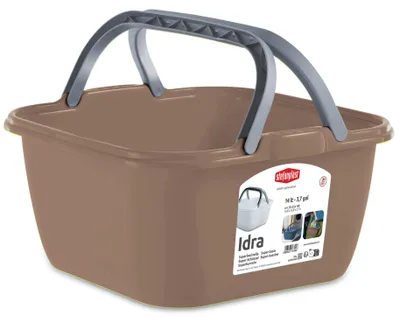 Produktbild von Stefanplast Tragekorb mit Henkel - Kunststoff - 13 l - Cappuccino