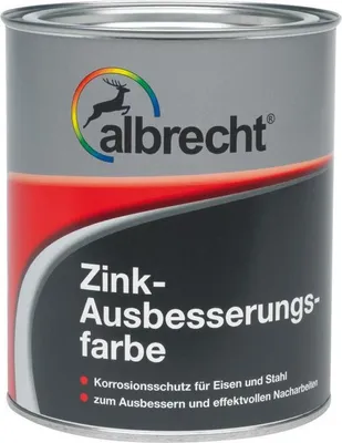 Produktbild von Albrecht Zink-Ausbesserungsfarbe 375 ml zinkhell