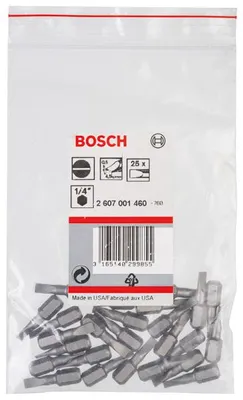 Produktbild von Schrauberbit Extra-Hart S 0,6 x 4,5, 25 mm, 25er-Pack