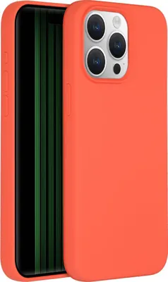 Obrázok produktu pre Accezz Tekutý silikónový zadný kryt pre Apple iPhone 15 Pro Max - Nectarine