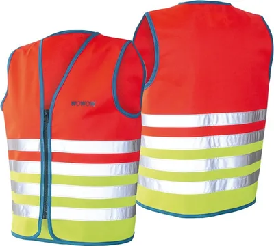 Produktbild von Wowow Sicherheitsweste Wasabi rot Kinder L