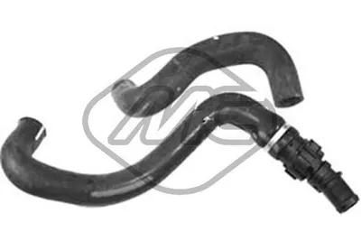 Obrázek produktu pro Hadice výměníku tepla Metalcaucho 09158 pro RENAULT CLIO II (BB0/1/2, CB0/1/2) 0,19 kg 190 g