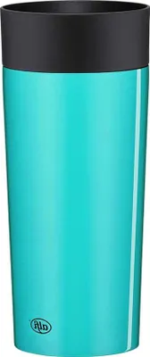 Zdjęcie produktu dla Kubek termiczny ze stali nierdzewnej, 350 ml, z zatrzaskiem, szczelny, można myć w zmywarce, utrzymuje ciepło przez 4 godziny, nie zawiera BPA