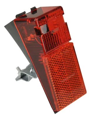 Obrázek produktu pro Zadní světlo FISCHER dynamo LED s integrovaným reflektorem
