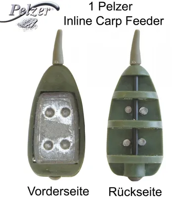 Produktbild von Pelzer Inline Carp Feeder Blei, Gewicht:30g