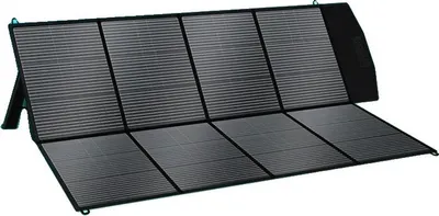 Zdjęcie produktu dla Moduł solarny, moc 400 W, elastyczna i przenośna konstrukcja, czarny, 41 V, 400 W