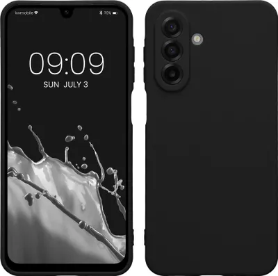 Produktbild von kwmobile Handyhülle für Samsung Galaxy A17 4G / 5G Hülle - weiches Handy Silikon Case - Schutzhülle Cover - Schwarz