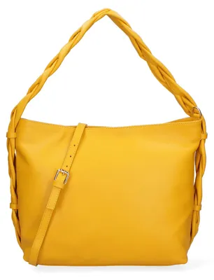 Immagine prodotto di Borsa a Spalla Donna Umbria Pelle Sauvage Vera con Tracolla Regolabile Beige UNICA 31x26x12 cm